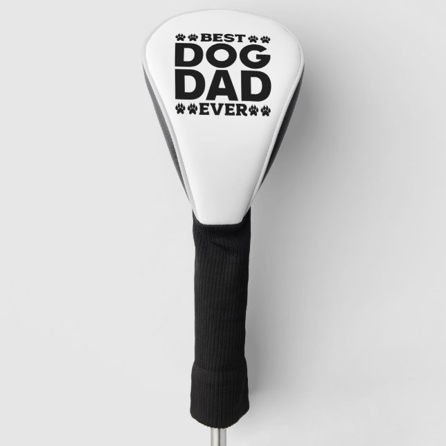 Bester Hund Vater je - Hunde Lover & Hunde Vater Golf Headcover (Vorderseite)