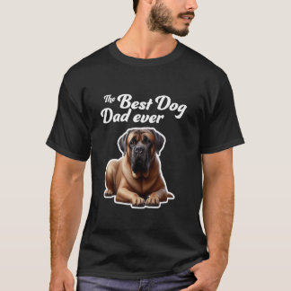 Bester Hund Vater je - Mastiff T-Shirt