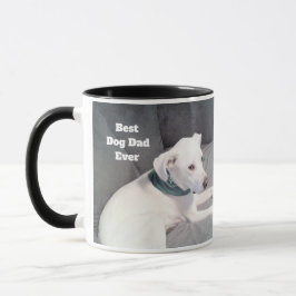 Bester Hund-Vater je Niedlicher weißer Welpenhund  Tasse