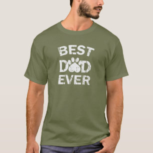 Bester Hund-Vater je Paw-Druck T-Shirt