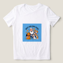 Bester Hund Vater je Personalisiert Foto  T - Shir