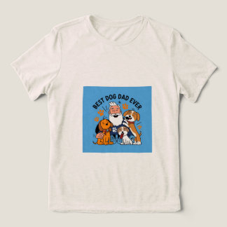 Bester Hund Vater je Personalisiert Foto  T - Shir Tri-Blend Shirt