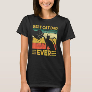 Bester Hund Vater je Retro Hund Daddy Paw Faust Bu T-Shirt