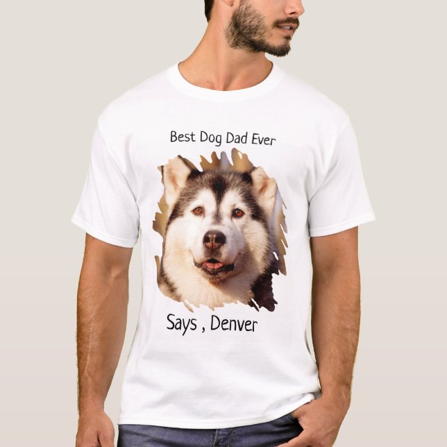 Bester Hund-Vater je T-Shirt (Vorderseite)
