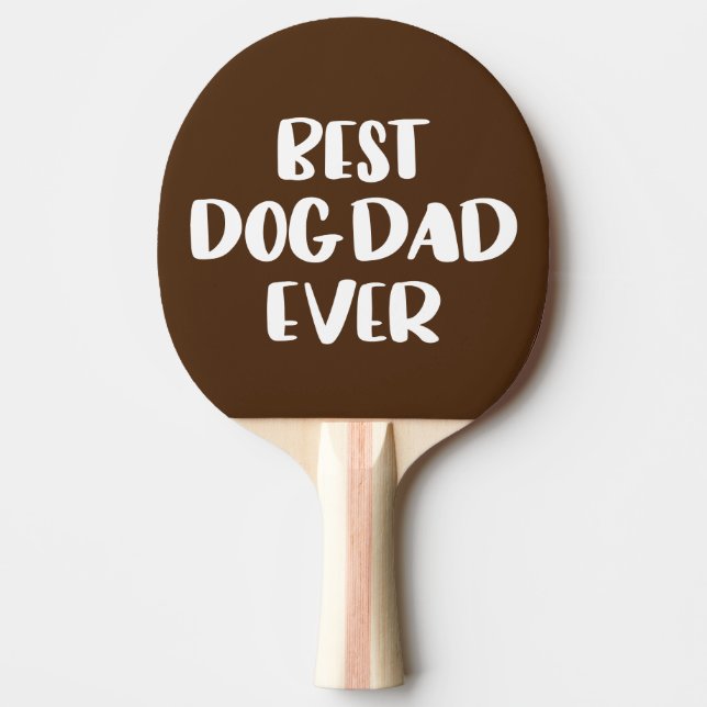  Bester Hund-Vater je Tischtennis Schläger (Vorderseite)
