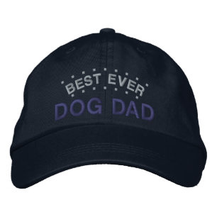 Bester Hund Vater mit benutzerdefiniertem Farbspas Bestickte Baseballkappe
