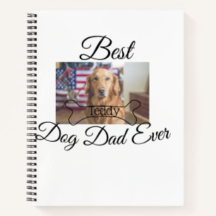 Bester Hunde-Vater aller Zeiten, füge Namen des Ha Notizbuch