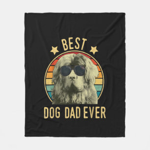 Bester Hunde-Vater aller Zeiten Newfoundland Vater Fleecedecke