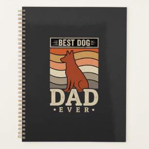 Bester Hunde-Vater Aller Zeiten Retro-Silhouette Planer
