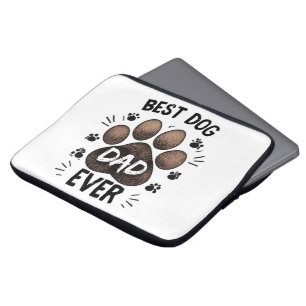 Bester Hunde-Vater überhaupt – Süßer Pfotenabdruck Laptopschutzhülle