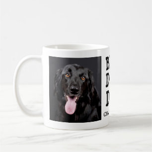 Bester Hunde-Vater / Zwei Foto- & Textbenutzerdefi Kaffeetasse