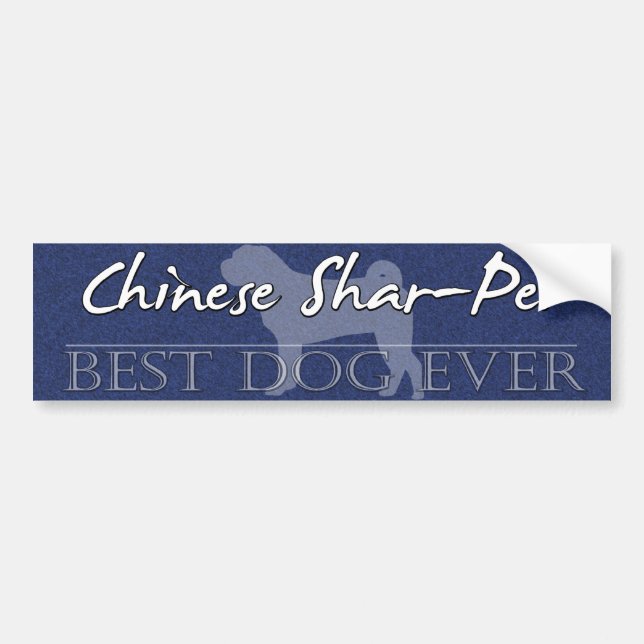 Bester Hundechinese Shar-Pei Autoaufkleber (Vorne)