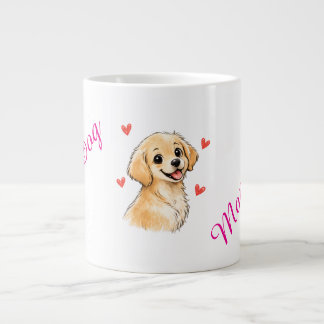 Bester Hundemama-Tasse – Süßer Golden Retriever We Jumbo-Tasse