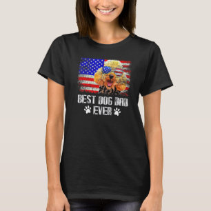 Bester Hundepapa Aller Amerikanischer Pudel T-Shirt