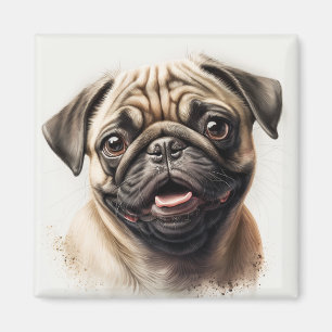 Bester Hundepapa Aller Modern Individuell Personal Magnet