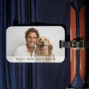 Bester Hundepapa Aller Moderner Maßgeschneiderter Gepäckanhänger