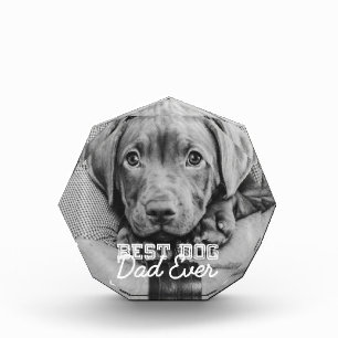 Bester Hundepapa Aller Modernes Benutzerdefinierte Fotoblock