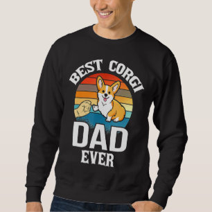 Bester Hundepapa Aller Zeiten Corgi Retro Vintage Sweatshirt