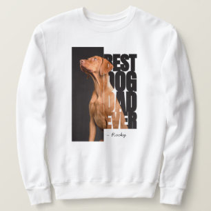 Bester Hundepapa Aller Zeiten Zitat Personalisiert Sweatshirt