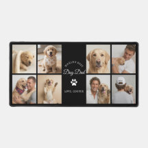Bester Hundepapa der Welt Individuelle Fotocollage