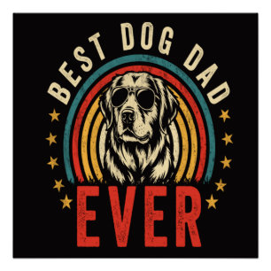 Bester Hundepapa ever Poster