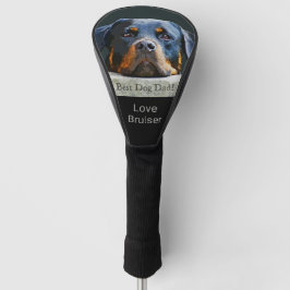 Bester Hundepapa Personalisiert Golf Headcover
