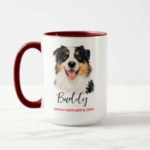 Bester Hundepapa überhaupt Benutzerdefinierter V Tasse