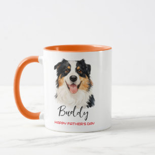 Bester Hundepapa überhaupt Benutzerdefinierter V Tasse