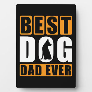 Bester Hundepapa überhaupt Fotoplatte