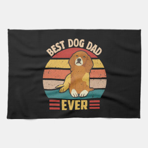 Bester Hundepapa überhaupt Geschirrtuch