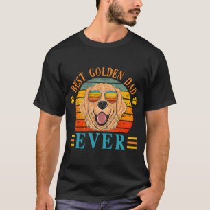 Bester Hundepapa überhaupt, Vatertag Golden Retrie T-Shirt