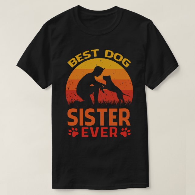 Bester Hundeschrank je Vintag T-Shirt (Design vorne)