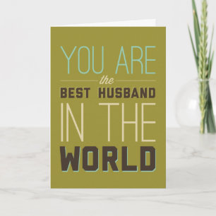 Bester Husband [Ehefrau] Karte
