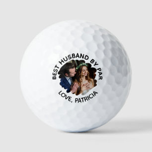 Bester Husband für Par mit benutzerdefiniertem Fot Golfball