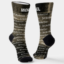 Bester Husband je | Braune Dream Abstrakt Socken