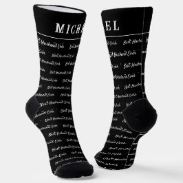 Bester Husband je | Fun Monogram Socken