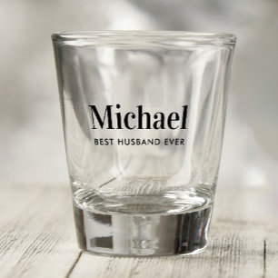 Bester Husband je Monogram Schnapsglas