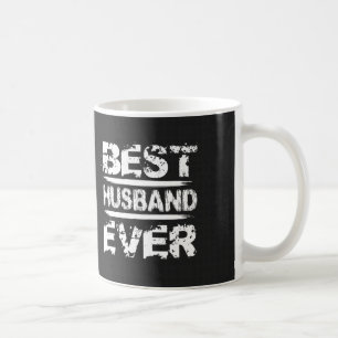 Bester HUSBAND je Schwarz-Weiß-Moderne A06Z Kaffeetasse
