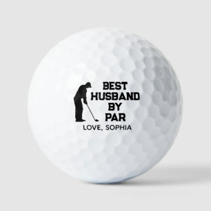 Bester Husband mit Par Simple mit benutzerdefinier Golfball