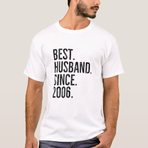 Bester Husband seit 2006 Epic Couple Wedding Anniv T-Shirt