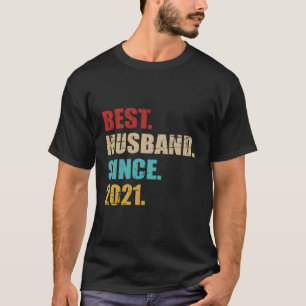 Bester Husband seit 2021 für 2. Wedding Anniversar T-Shirt