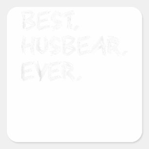 Bester Husbär je - Gay Bear Prix Quadratischer Aufkleber