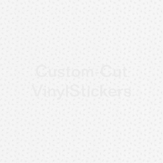 Bester individuell geschnittener Vinyl Sticker (Vorderseite)
