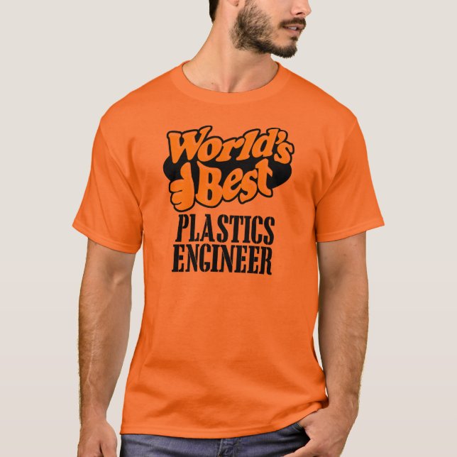 BESTER INGENIEUR DER WELT PLASTIK T-Shirt (Vorderseite)
