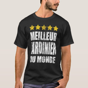Bester Jardiner Garten Landschaft Garten Humor T-Shirt