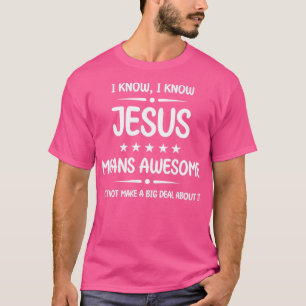 Bester Jesus je Phantastisch Jesus Name Personalis T-Shirt