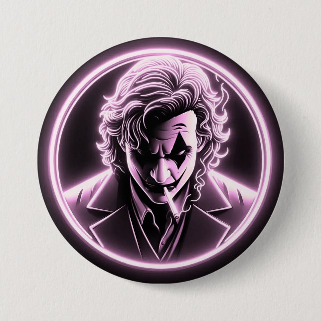 Bester Joker mit lila Modell 3 Button (Vorderseite)