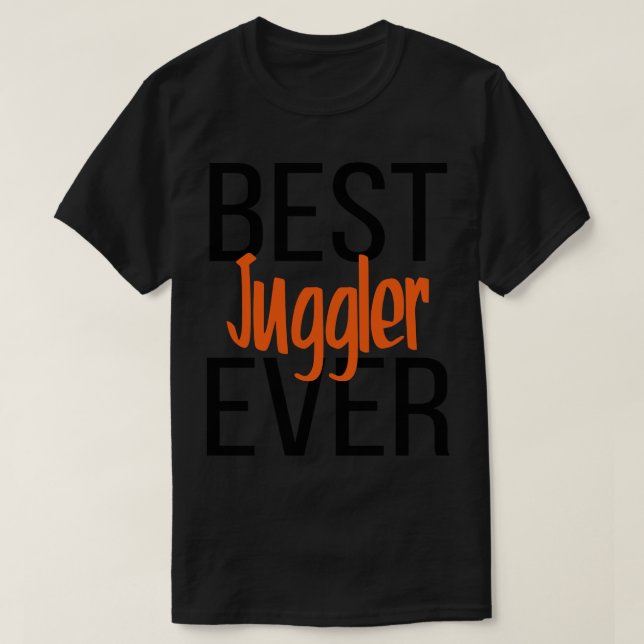 Bester Juggler je 3 T-Shirt (Design vorne)