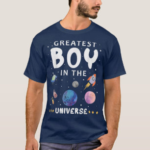 Bester Junge in der Weltraumkapelle T-Shirt