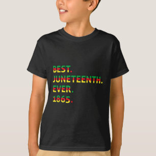Bester Jüngster je 1865 Afrikanischer Amerikanisch T-Shirt